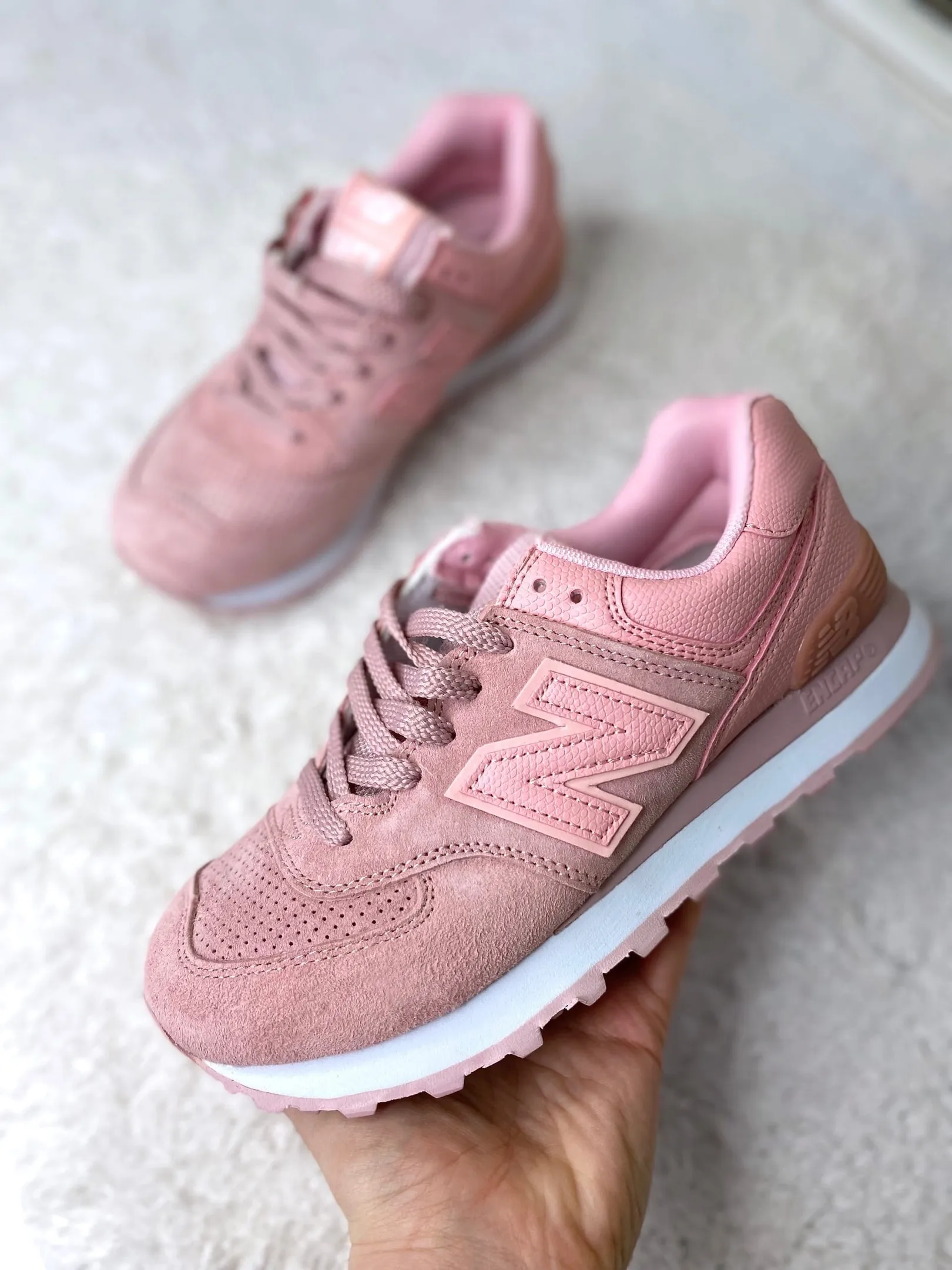 New Balance 574 Вуаль розовые