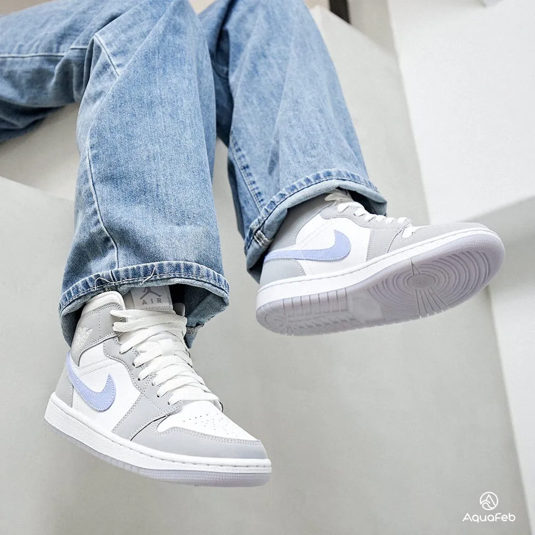 Nike Air Jordan серые с голубым