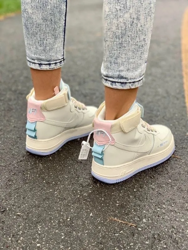 Nike Air Force 1 utility cream high