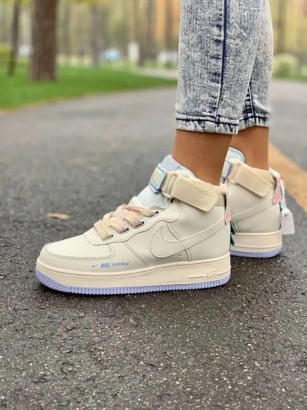 Nike Air Force 1 utility cream high