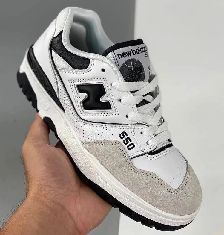 New Balance 550 White black