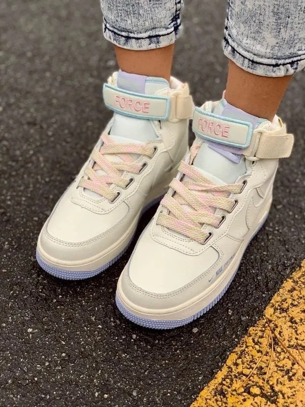 Nike Air Force 1 utility cream high