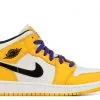 Nike Air Jordan желтые с черным
