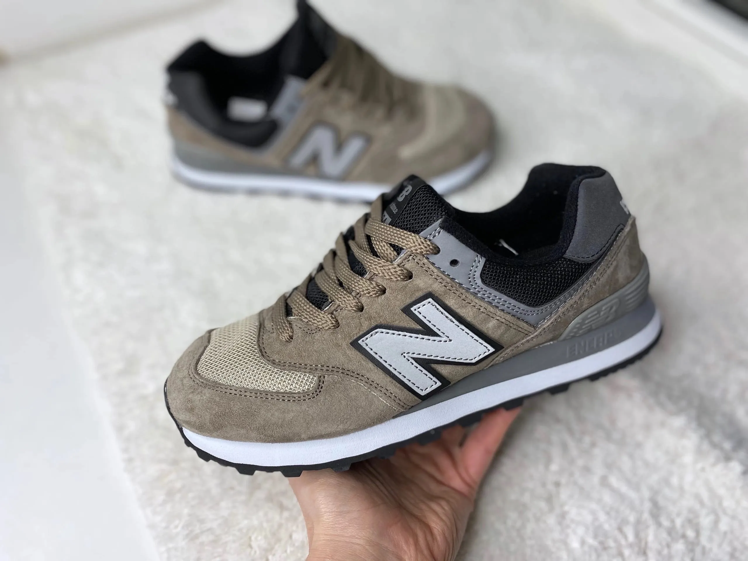 New Balance 574 Stone бежевые New Balance 574 Stone бежевые