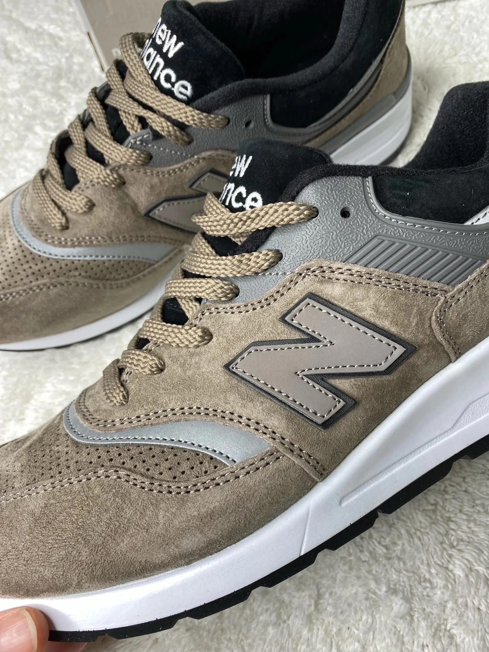 New Balance 997 Stone коричневые