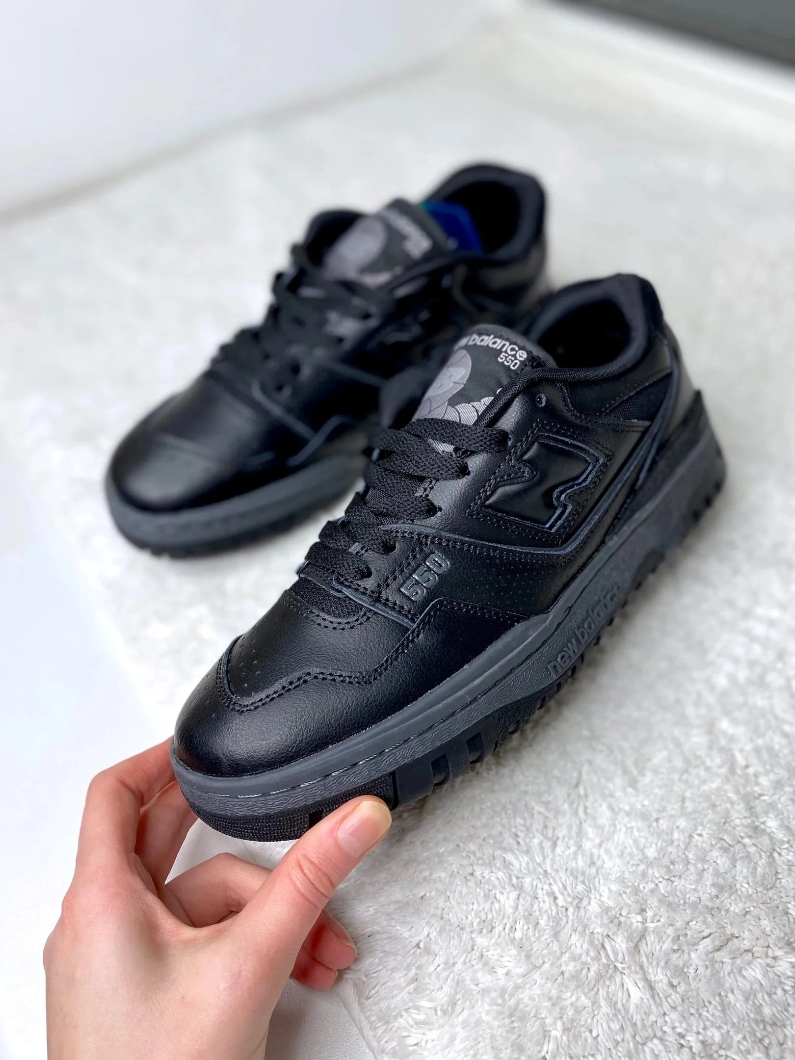 New Balance 550 черные с мехом New Balance 550 черные с мехом