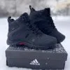 Adidas Climaproof высокие черные с красным