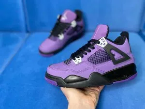 Кеды Nike Air Jordan 4 Travis Scott purple