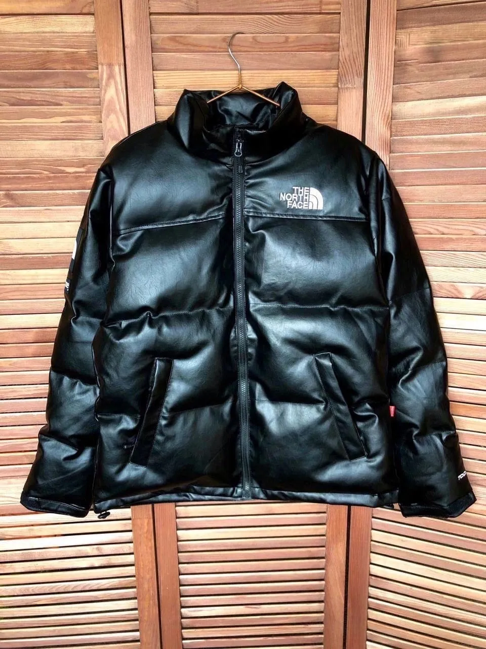 Куртка The North Face puffer black унисекс