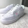 Кеды Nike Air Force Low White Pink-Blue Swoosh