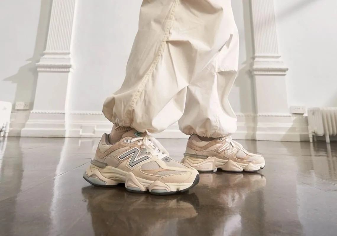 New Balance 9060 Sea Salt бежевые