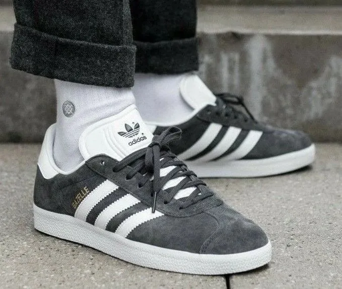Adidas Gazelle темно-серые