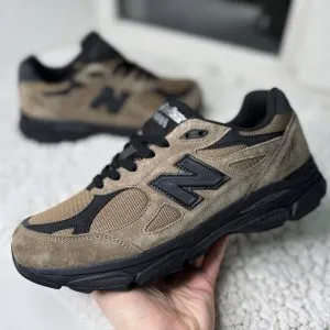 New Balance 990 коричневые с черным