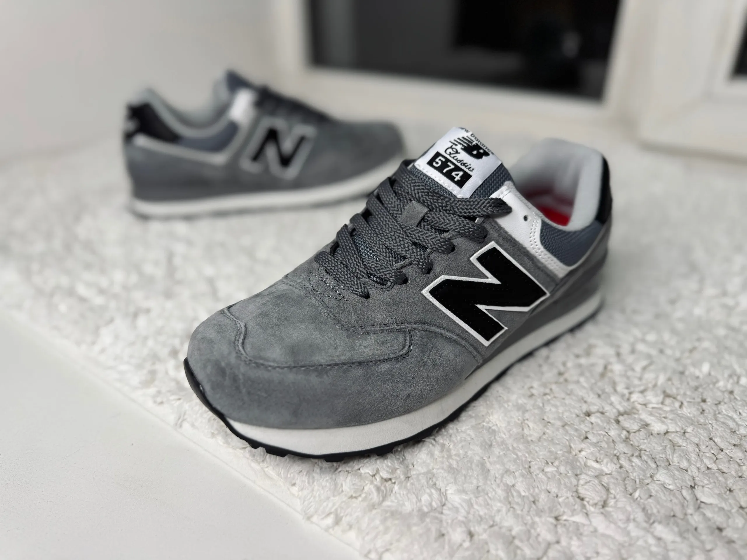 New Balance 574 Wolf серые
