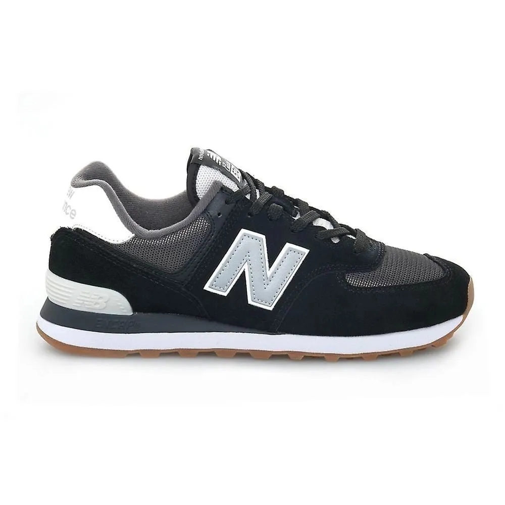 New Balance 574 Ворон черные с белым New Balance 574 Ворон черные с белым