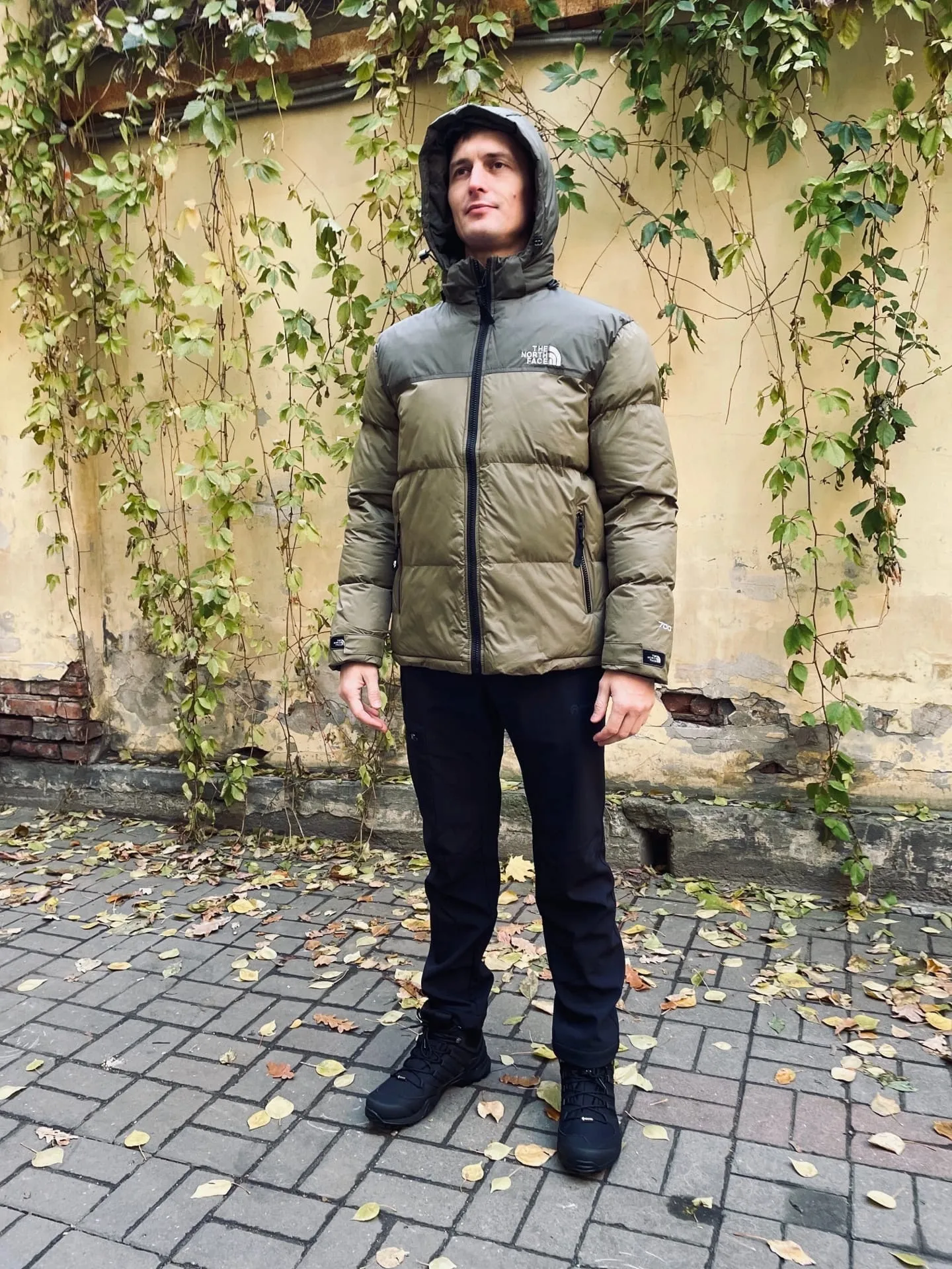 Куртка The North Face puffer Хаки