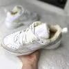 Nike Tekno белые с мехом