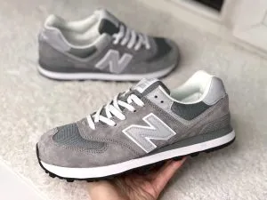 Кроссовки New Balance 574 серые Silver New