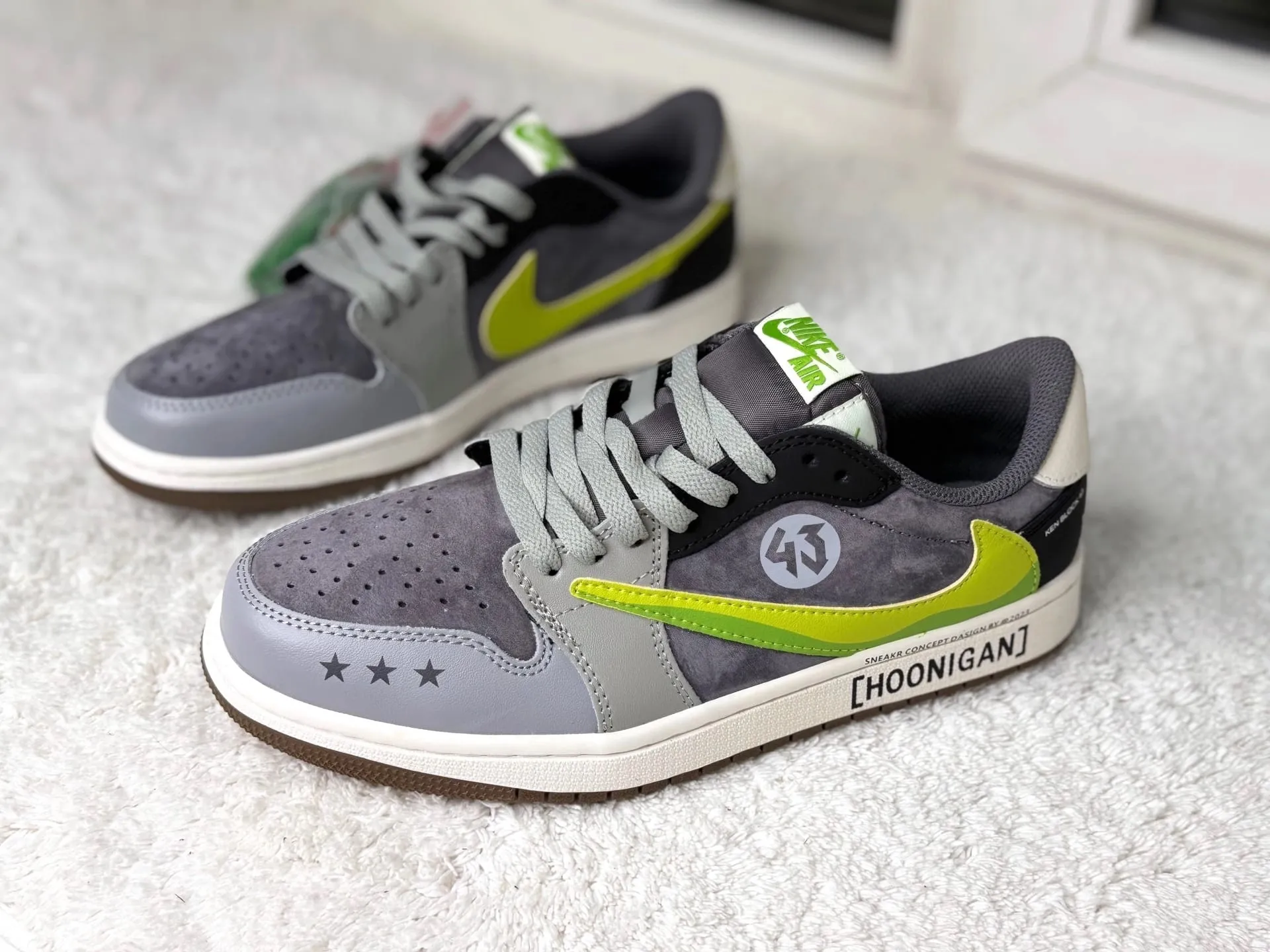 Nike Air Jordan 1 Retro Low х Travis Scott x Ken Block "Hoonigan"
