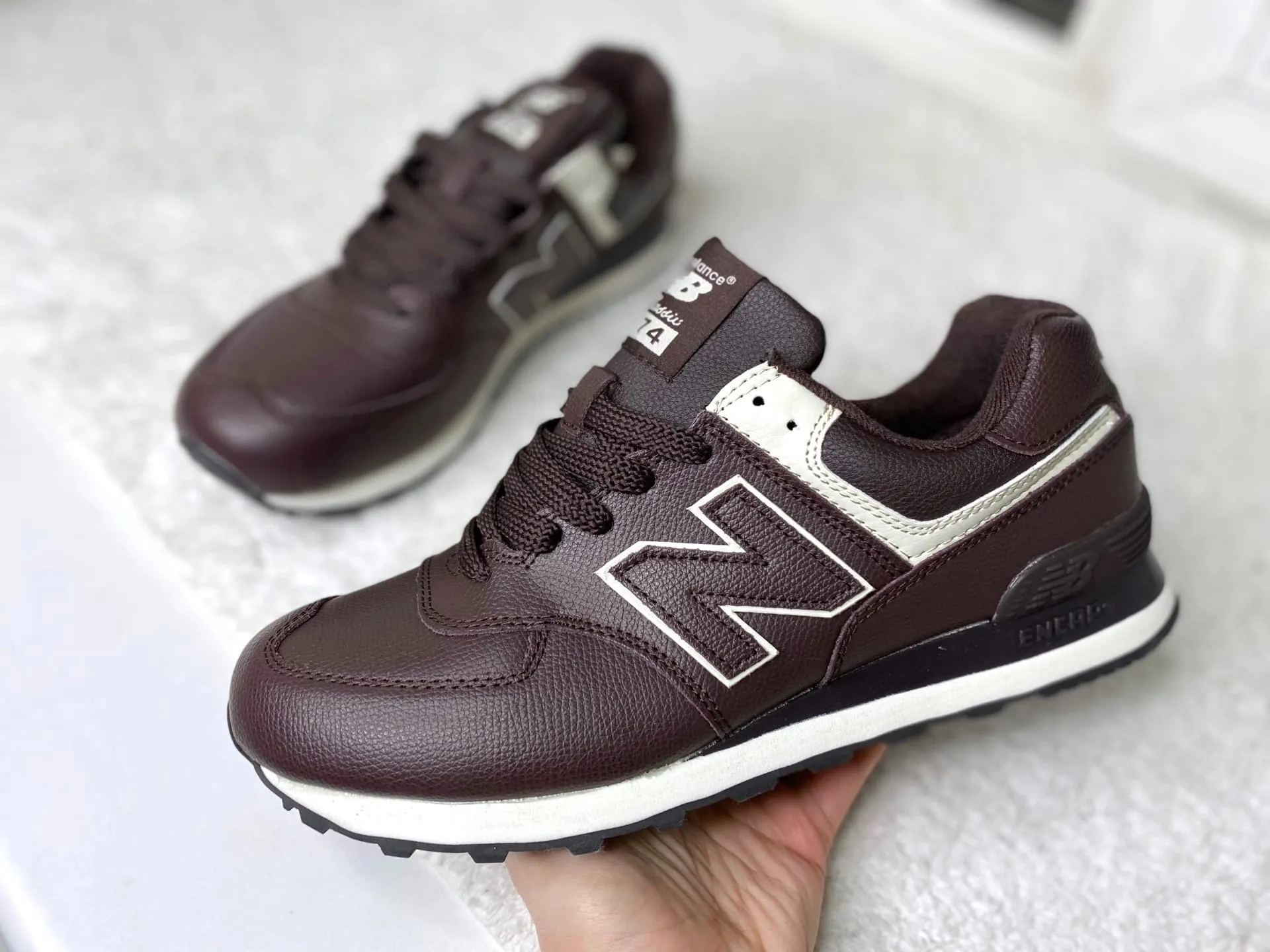 New Balance 574 коричневые какао New Balance 574 коричневые какао