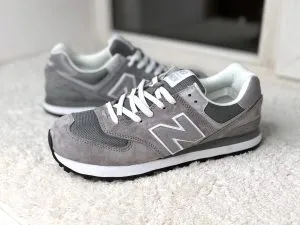 Кроссовки New Balance 574 серые Silver New