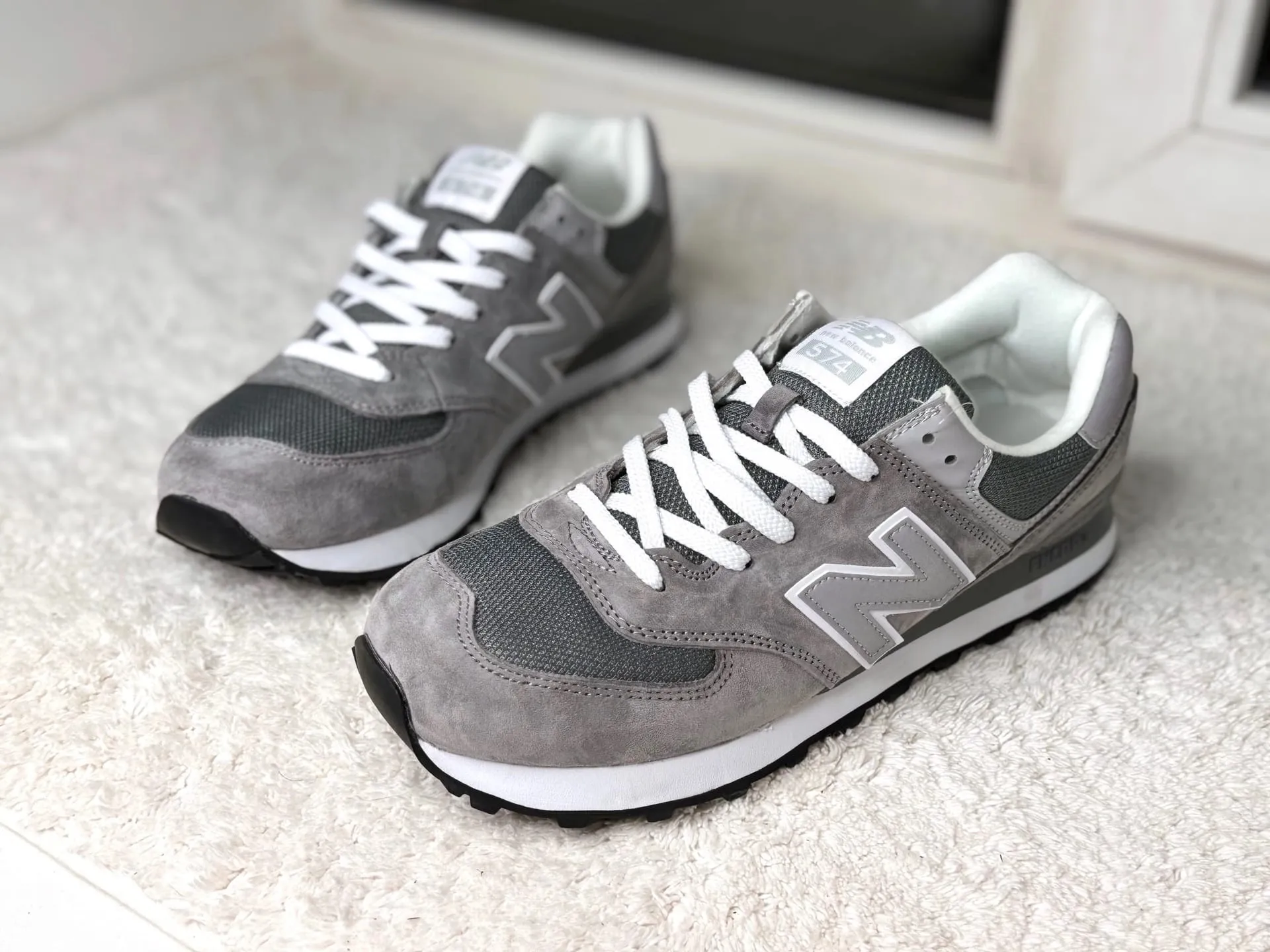 New Balance 574 Silver серые