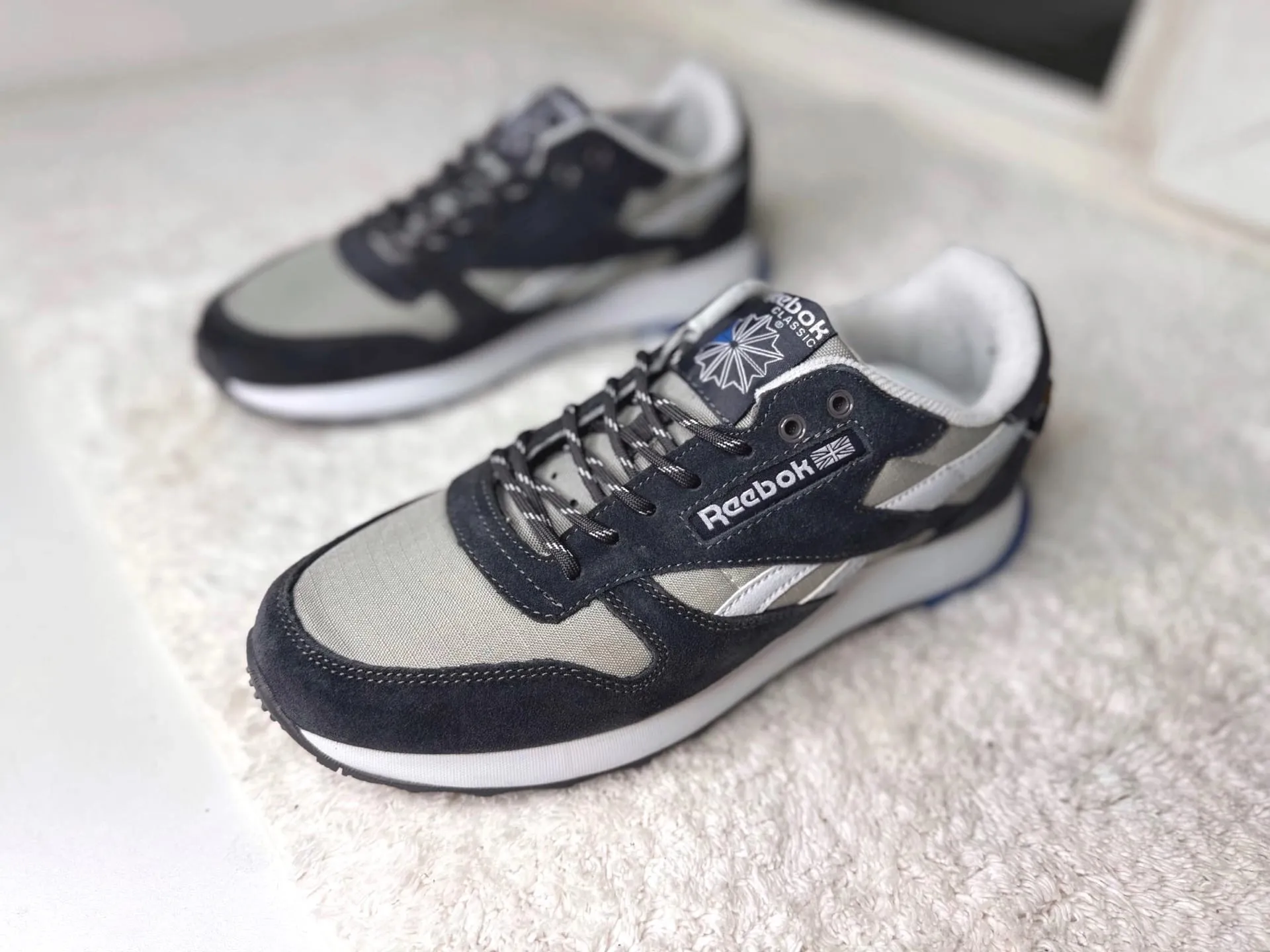 Reebok Classic leather cordura серые Reebok Classic leather cordura серые
