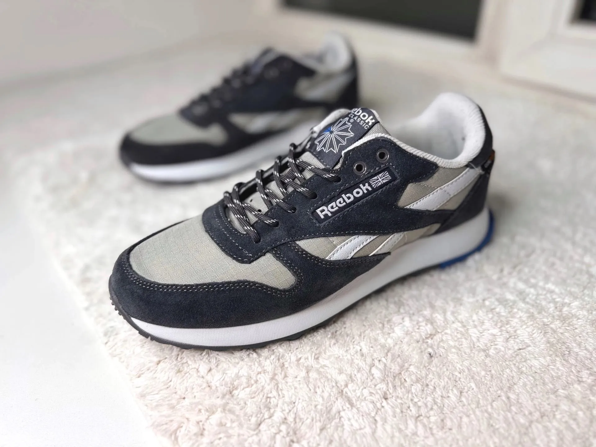 Reebok Classic leather cordura серые Reebok Classic leather cordura серые