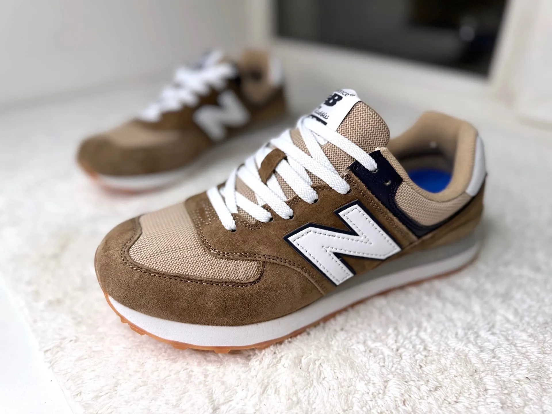New Balance 574 Умбра бежевые New Balance 574 Умбра бежевые