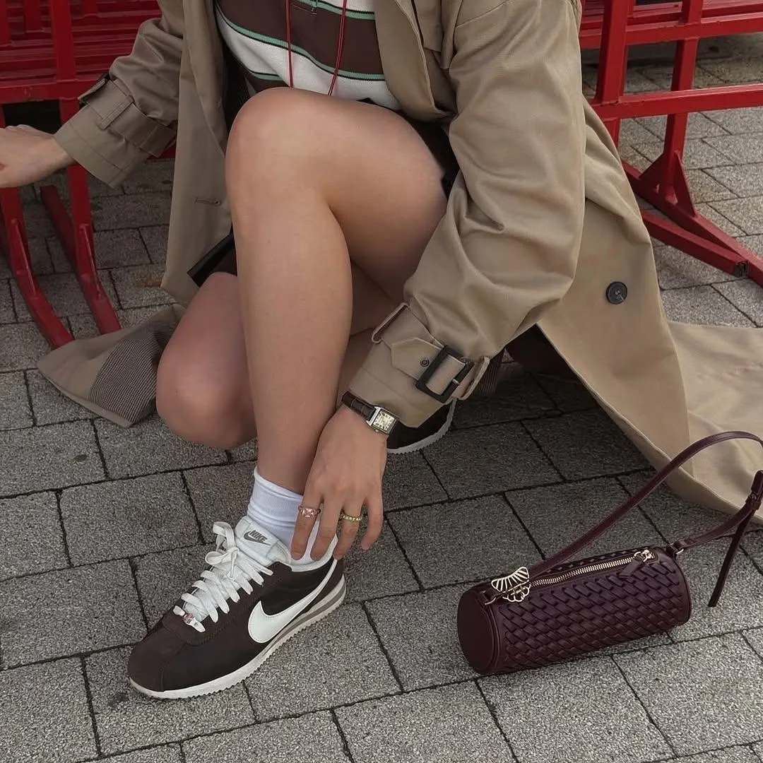 Nike Cortez коричневые