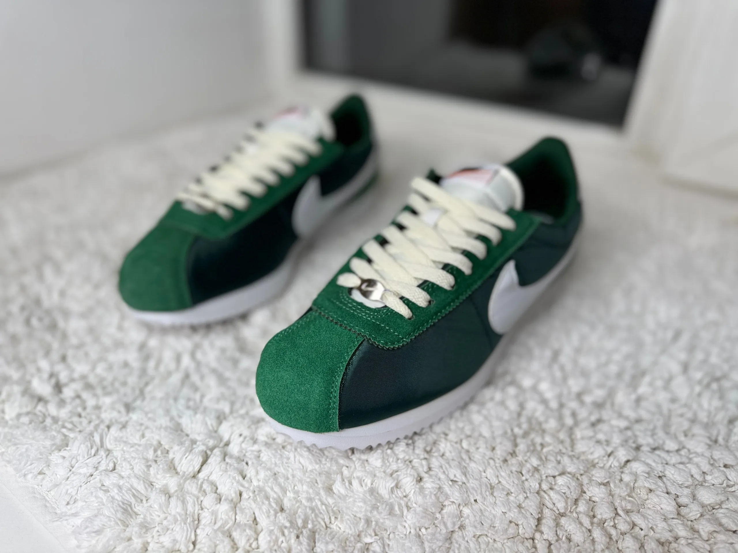 Nike Cortez зеленые