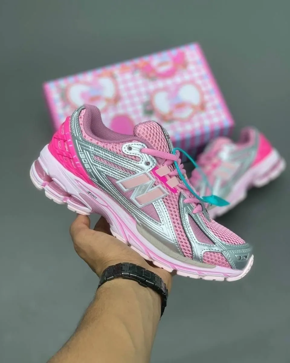 New Balance 1906 R розовые с серебром