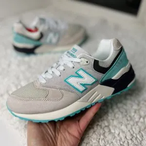 New Balance 999 серые с мятным
