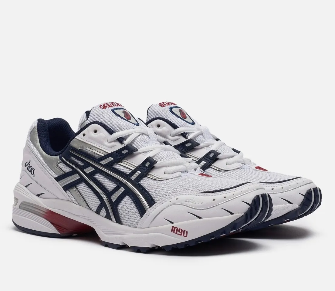 ASICS Gel 1090 белые с синим
