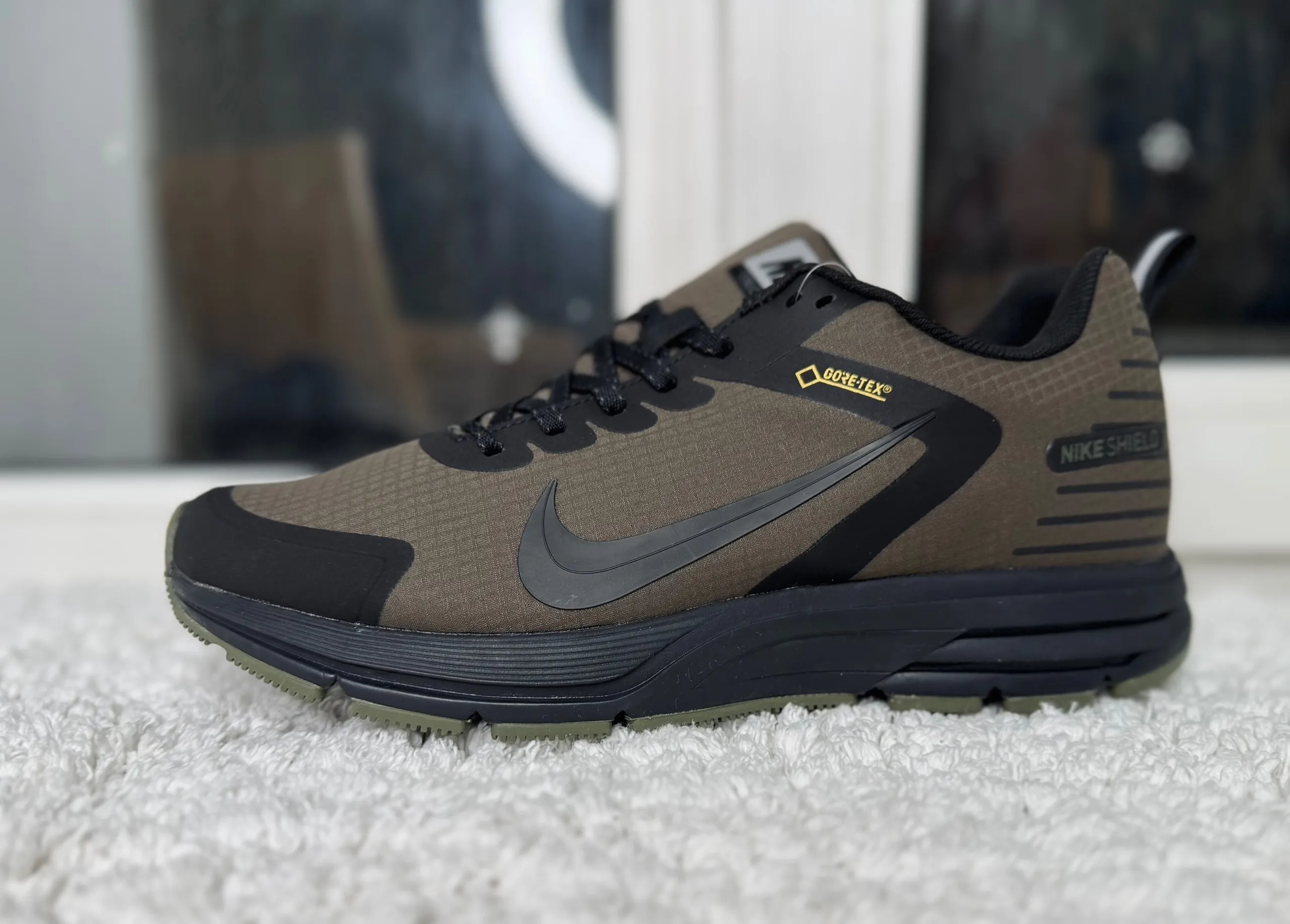 Nike Shield Goretex коричневые