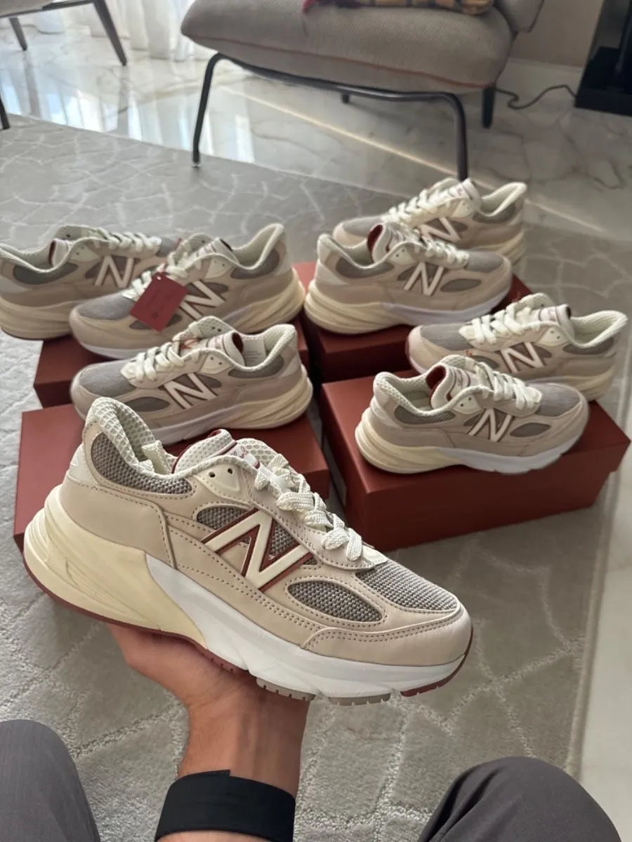 New Balance 990 v6 бежевые Loro Piana