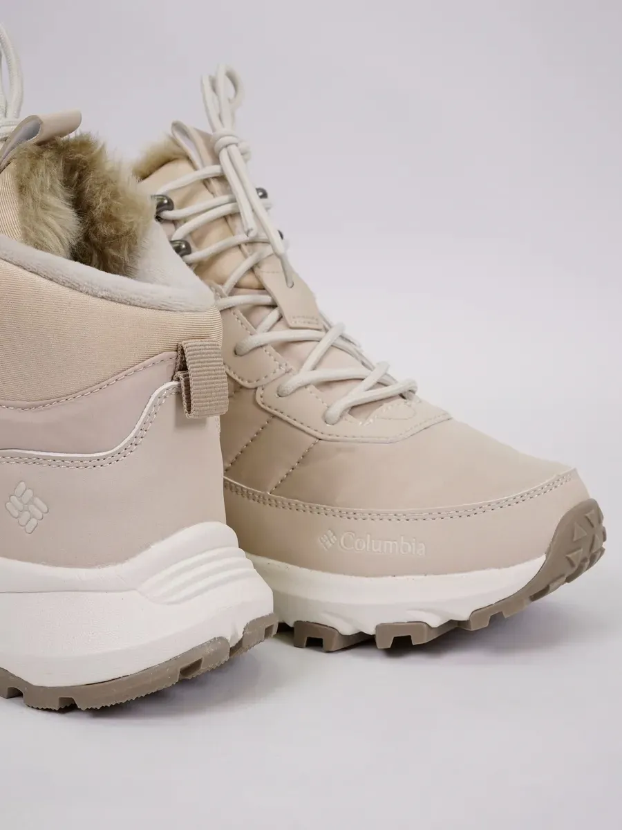 Полуботинки Columbia высокие бежевые зимние