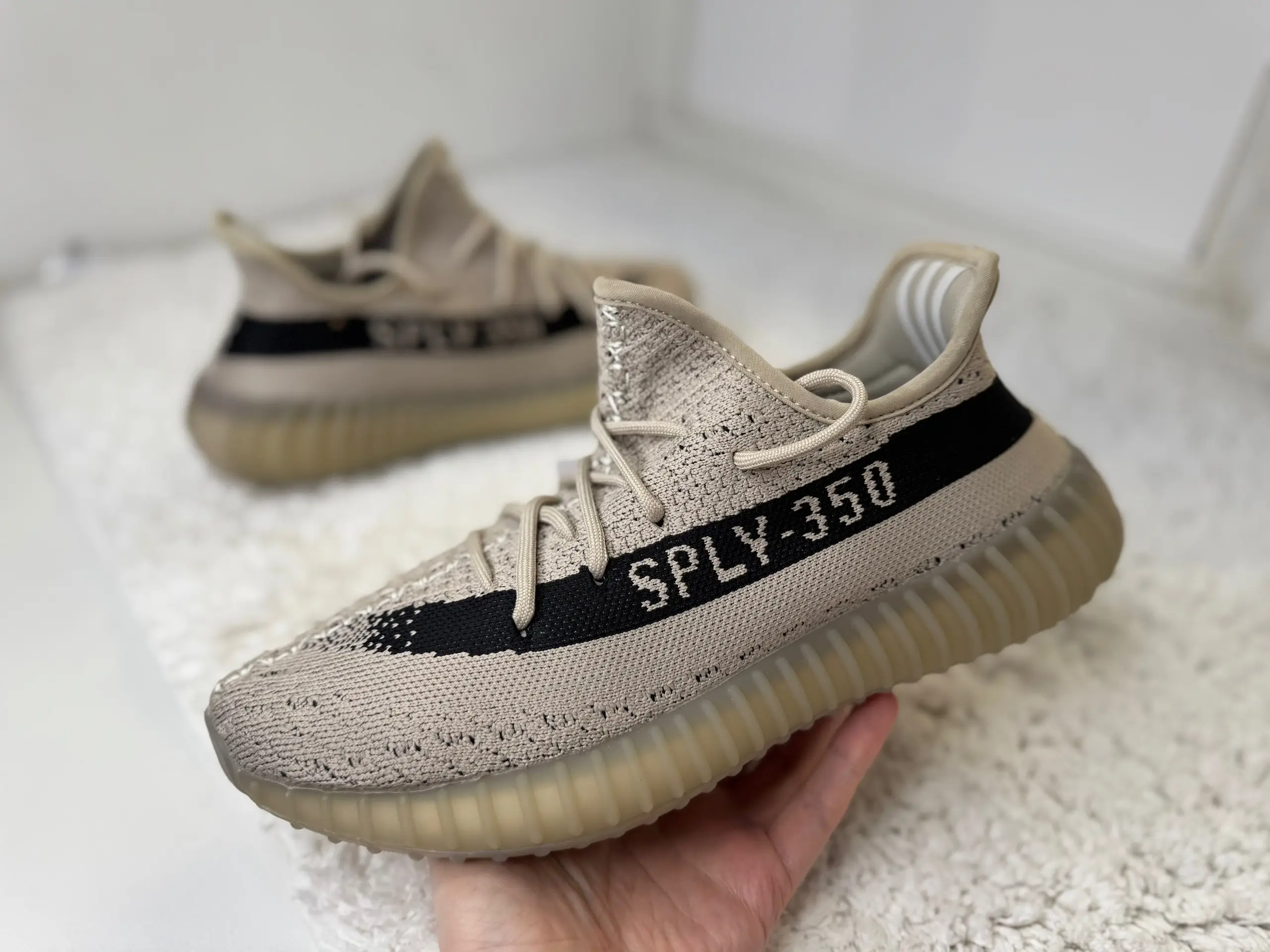 Adidas YEEZY Boost 350 V2 Sply бежевые