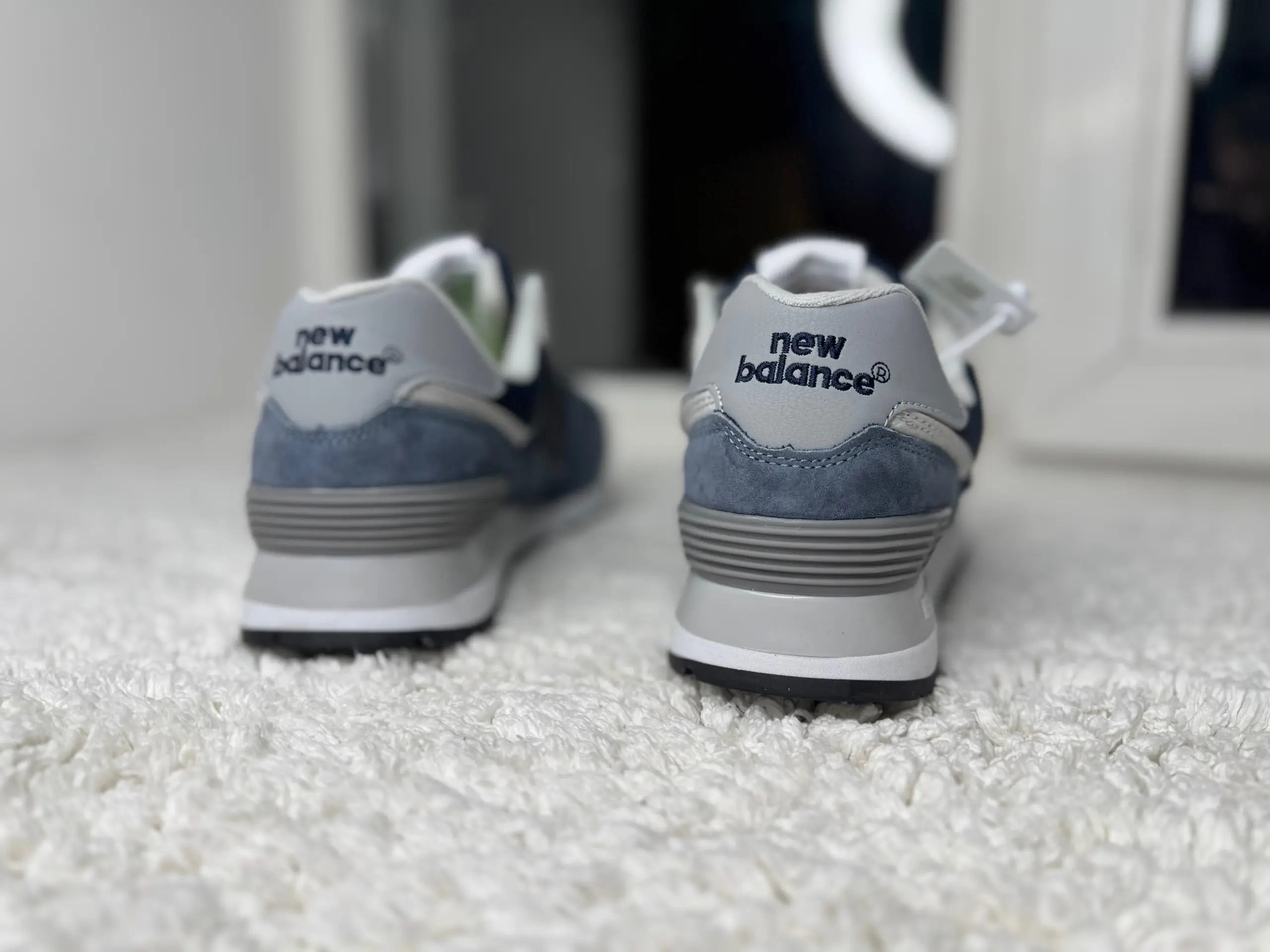 New Balance 574 голубые Море New