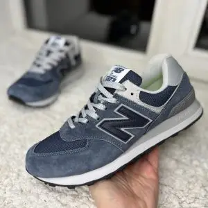 New Balance 574 голубые Море New